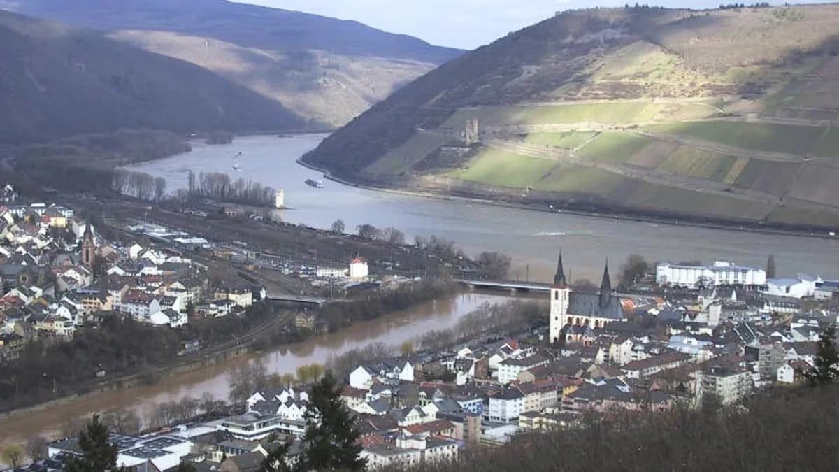 Stadtansicht von Bingen am Rhein