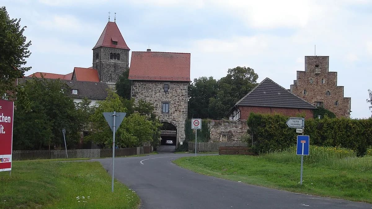 Stadtansicht von Guxhagen