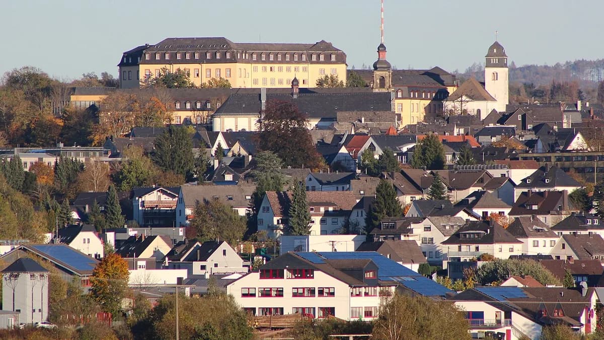 Stadtansicht von Hachenburg