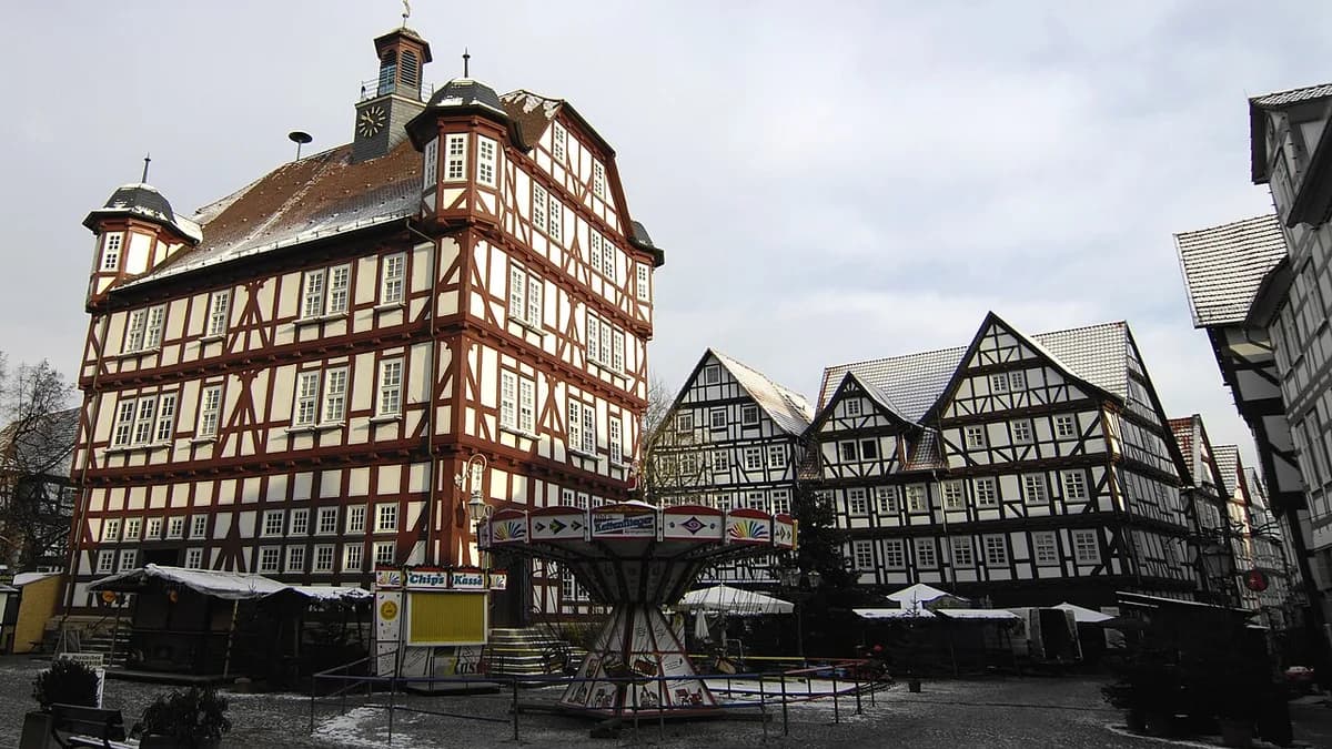 Stadtansicht von Melsungen