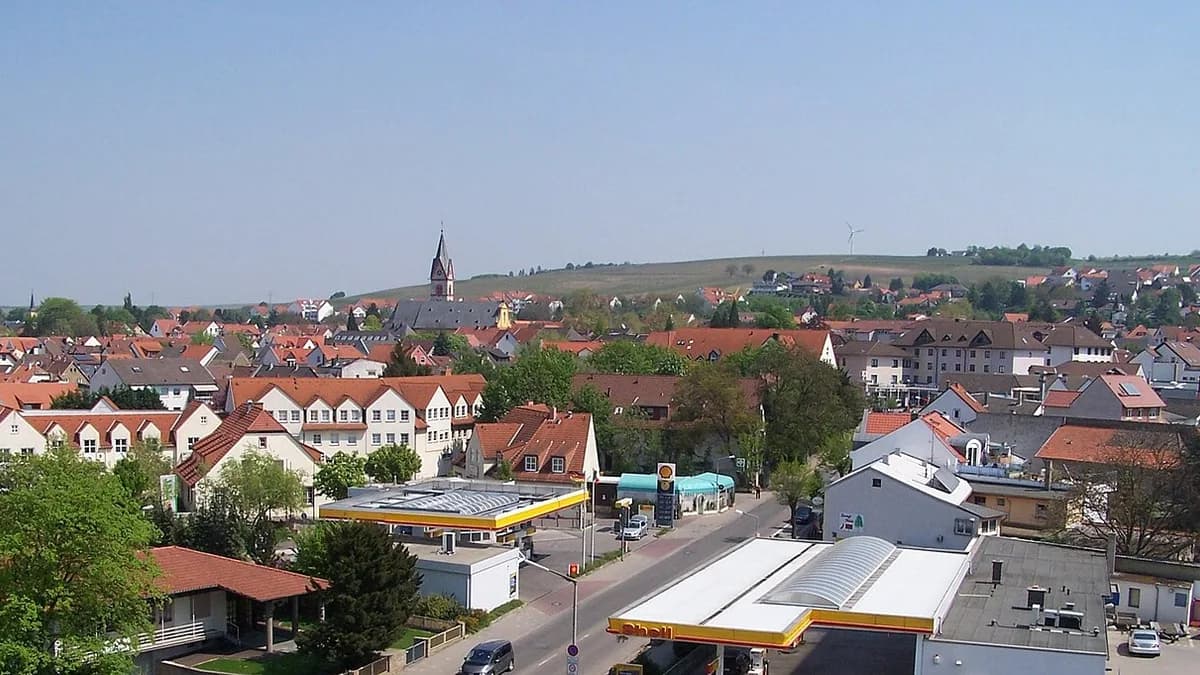 Stadtansicht von Nieder-Olm