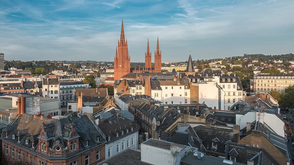 Stadtansicht von Wiesbaden